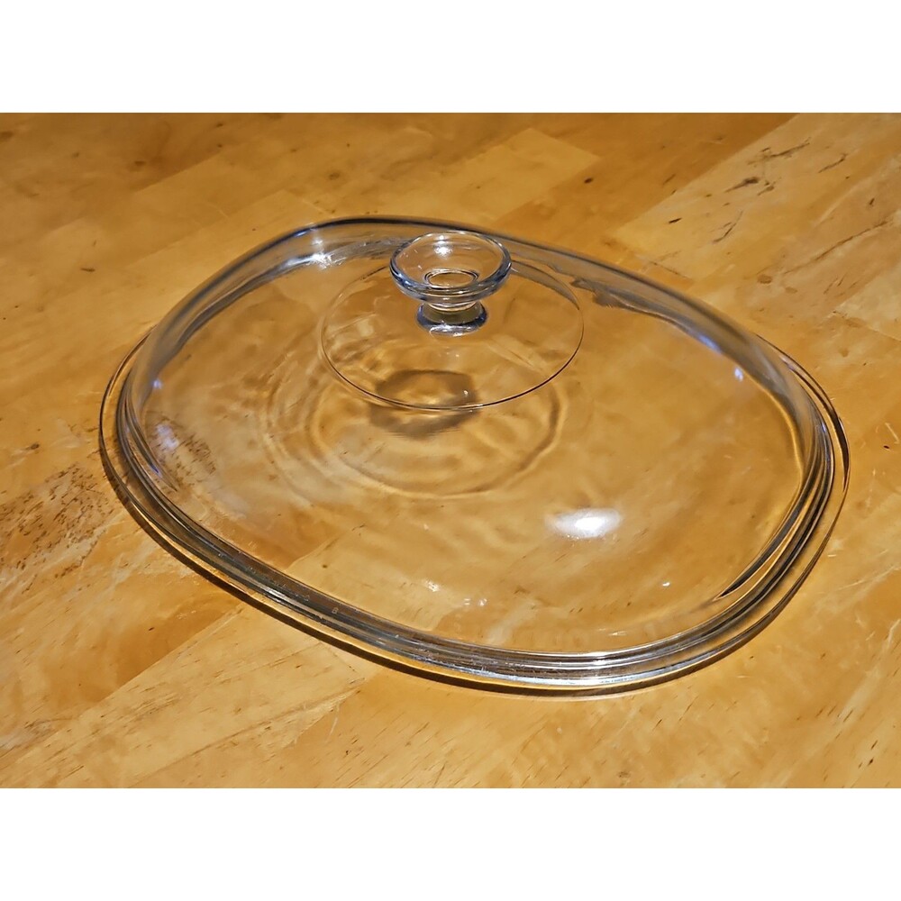 Vintage Corning Ware Pyrex Oval Glass F-14-C Replacement Lid Only